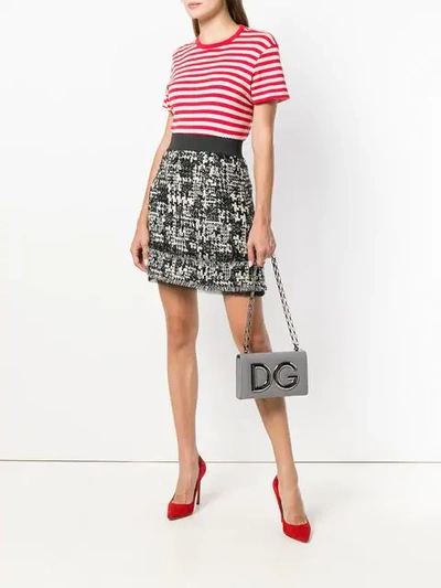 Shop Dolce & Gabbana Dg Millennials Crossbody Bag In Grey
