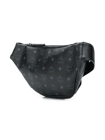 Shop Mcm Stark Belt Bag In Black