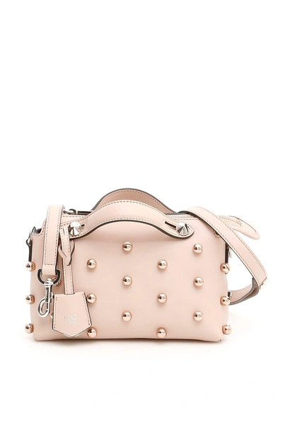 Shop Fendi Mini Embellished By The Way Bag In Pink