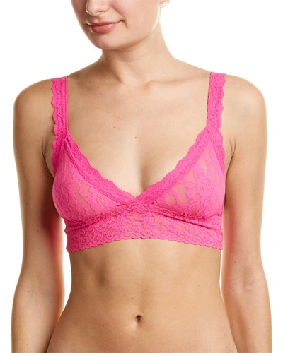 Shop Hanky Panky Crossover Bralette In Pink