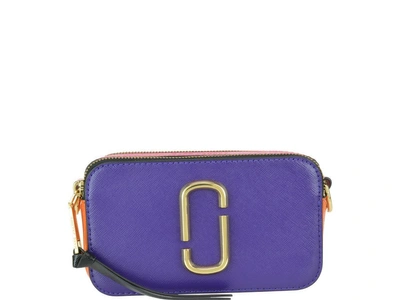 Shop Marc Jacobs Snapshot Camera Bag In Violet/multicolor