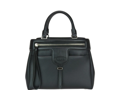 Shop Tod's Small Thea Bag In Black
