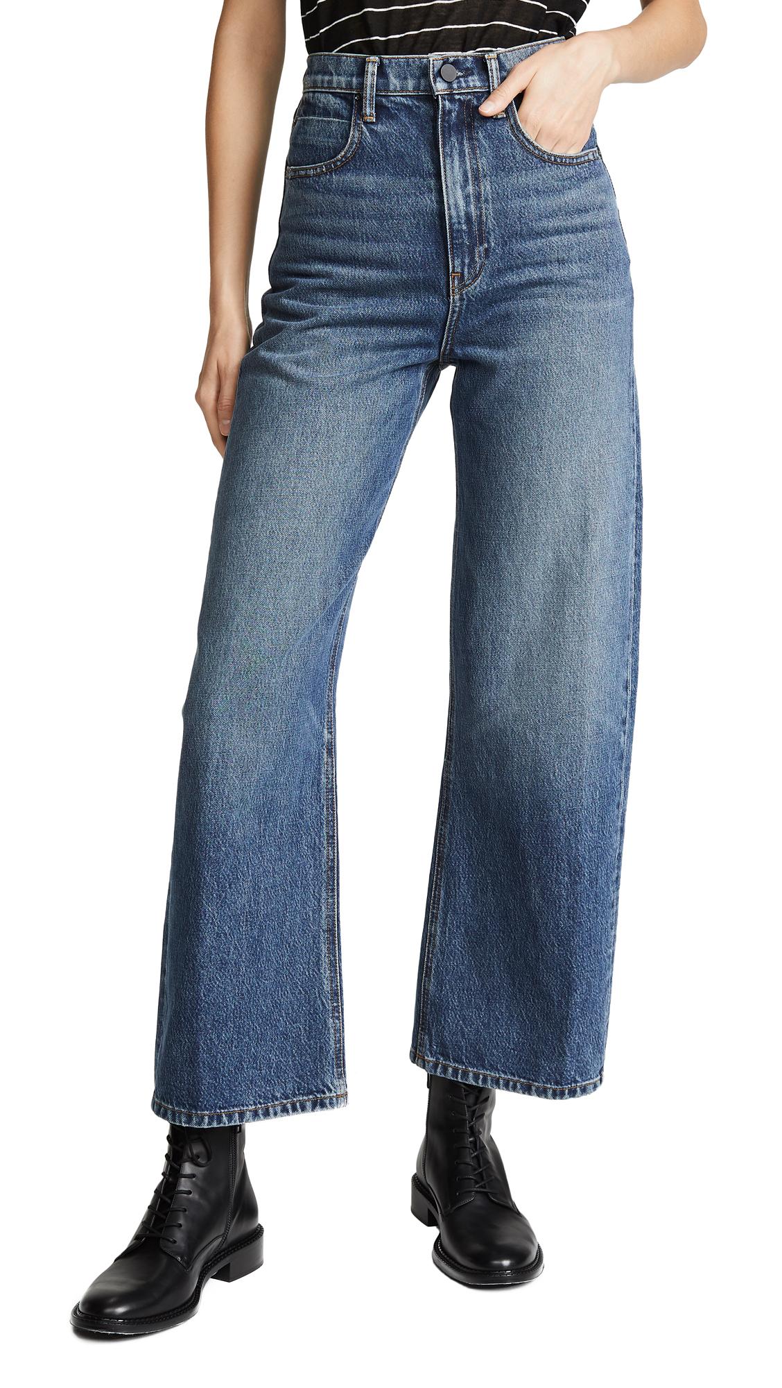 alexander wang wide leg jeans