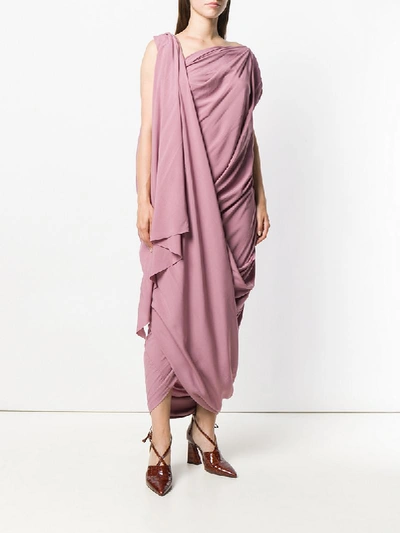 Shop Vivienne Westwood Asymmetric Dress - Pink