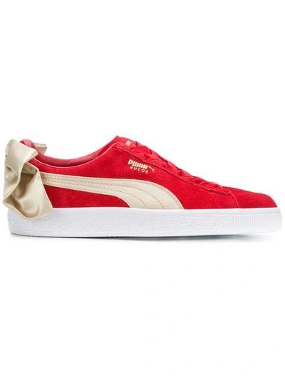 Shop Puma Bow Varsity Sneakers - Red