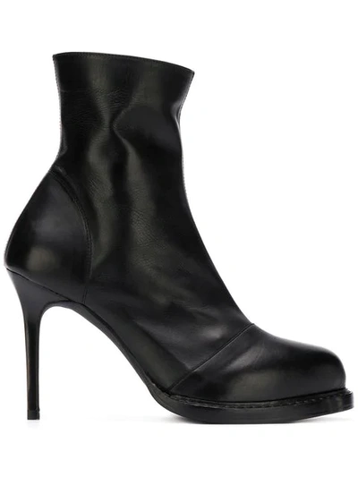 Shop Ann Demeulemeester Ankle Boots In Black