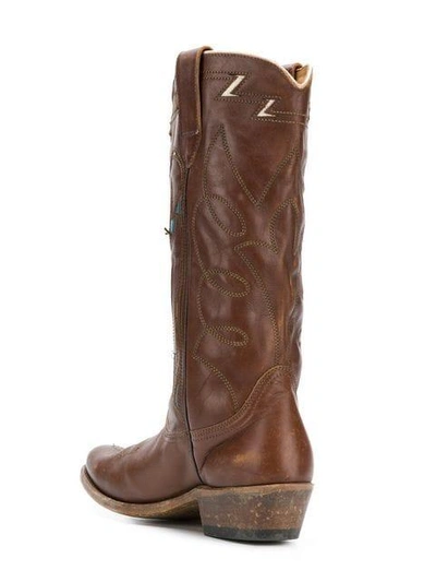 Shop Golden Goose Deluxe Brand Cowboy Boots - Brown