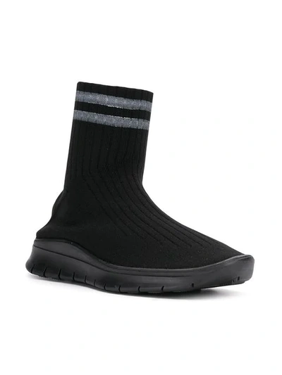 Shop Maison Margiela Sock Sneakers In Black