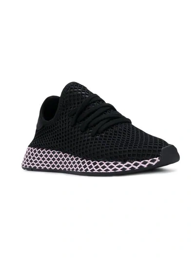 Shop Adidas Originals Adidas  Deerupt Run Sneakers - Black