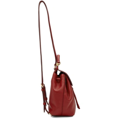 Shop Dolce & Gabbana Dolce And Gabbana Red Small Sicily Backpack In 87515 Red