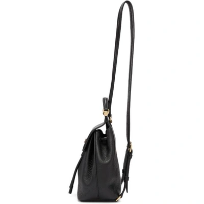 Shop Dolce & Gabbana Black Small Sicily Backpack In 80999 Black