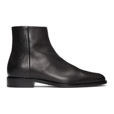 Shop Saint Laurent Black Montaigne Boots In 1000 Black