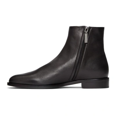 Shop Saint Laurent Black Montaigne Boots In 1000 Black