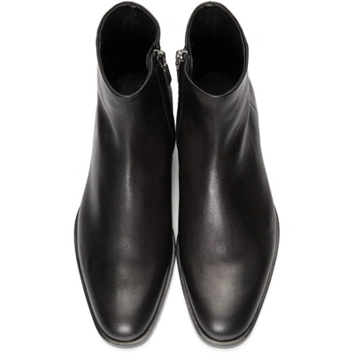 Shop Saint Laurent Black Montaigne Boots In 1000 Black