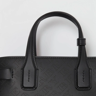 Small banner in 2025 perforated logo leather