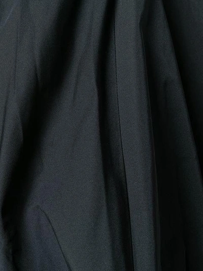Shop Marques' Almeida Flared Loose Dress In Black