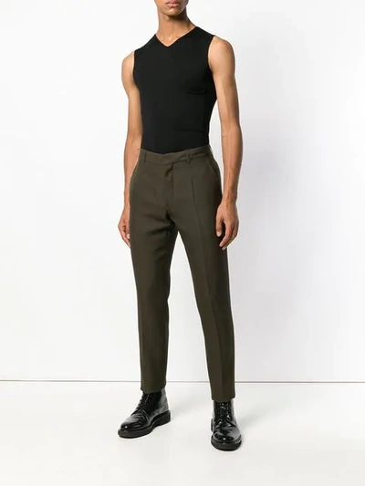 Shop Rick Owens Sweater Vest In Black