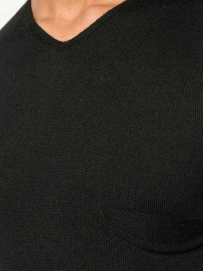 Shop Rick Owens Sweater Vest In Black