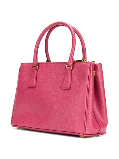 Shop Prada Galleria Bag In Pink