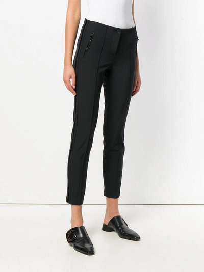 Shop Cambio Cropped Trousers - Black