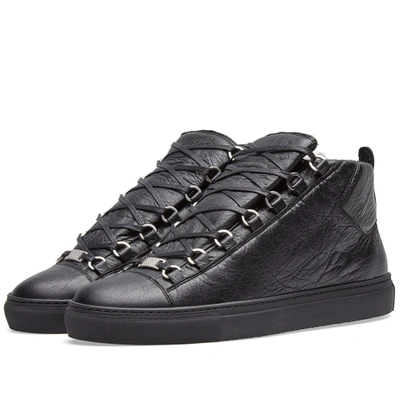 Shop Balenciaga Arena High Classic In Black