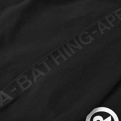 Shop A Bathing Ape Double Knit Shark Full Zip Hoody In Black