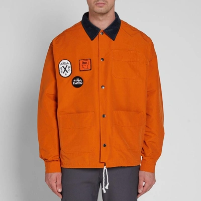 Shop Brain Dead Chore Coat In Orange