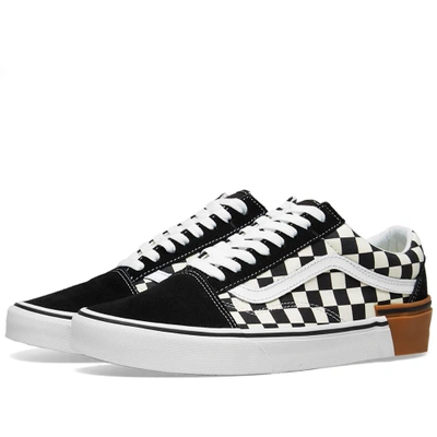 Shop Vans Old Skool Gum Block In Black