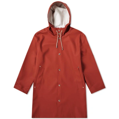 Shop Stutterheim Stockholm Raincoat In Red