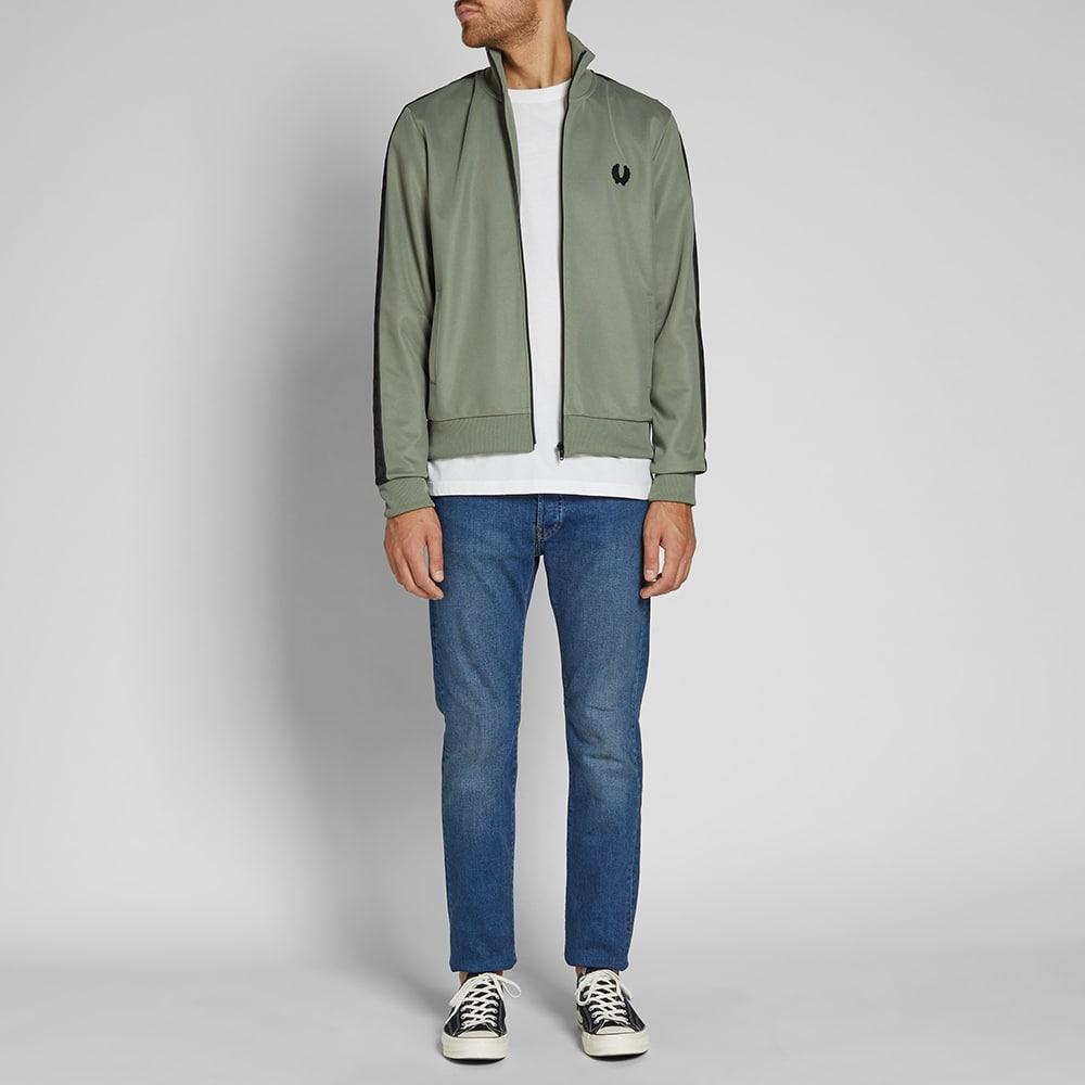 Fred Perry Tonal Taped Track Jacket In Green | ModeSens