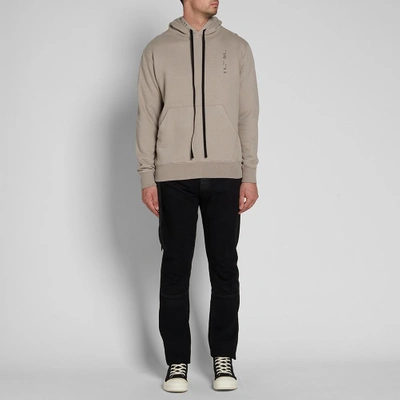 Shop Ben Taverniti Unravel Project Unravel Project Create Logo Popover Hoody In Neutrals