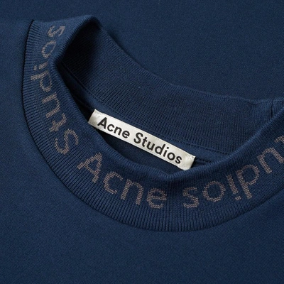 Shop Acne Studios Navid Tee In Blue