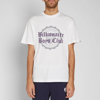 Shop Billionaire Boys Club College Flock Print Tee In White