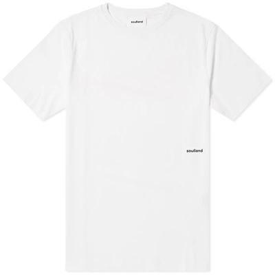 Shop Soulland Coffey Logo Tee In White