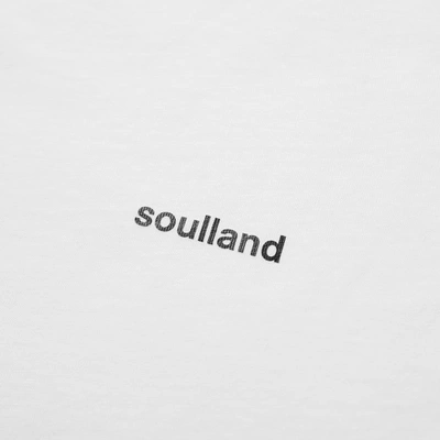Shop Soulland Coffey Logo Tee In White