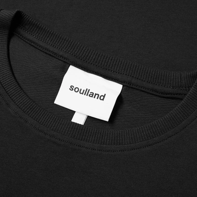 Shop Soulland Coffey Logo Tee In Black