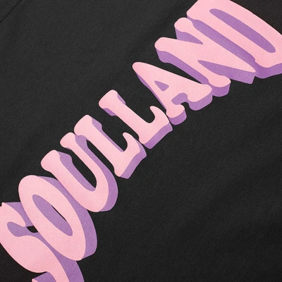 Shop Soulland Guido Logo Tee In Black