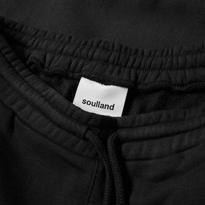 Shop Soulland Dent Sweat Pant In Black