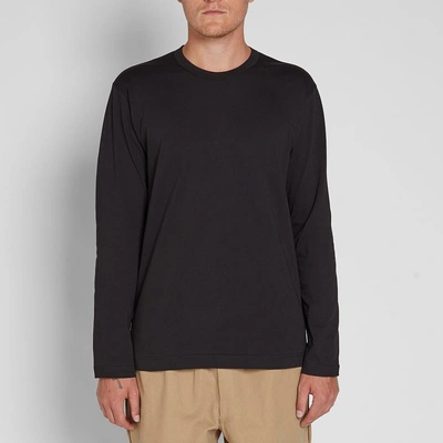 Shop Comme Des Garçons Shirt Comme Des Garcons Shirt Long Sleeve Classic Logo Tee In Black