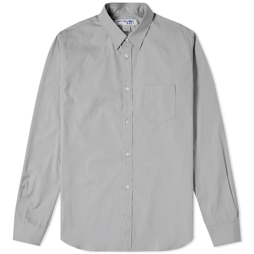 cdg shirt grey