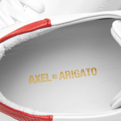 Shop Axel Arigato Detailed Clean Retro Sneaker In White