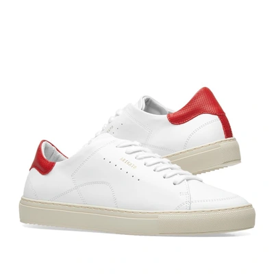 Shop Axel Arigato Detailed Clean Retro Sneaker In White