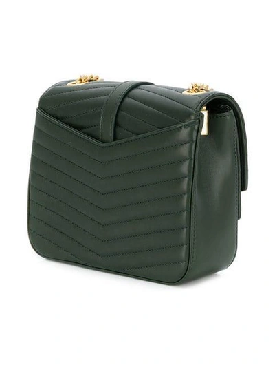 Shop Saint Laurent Sulpice Small In Quilted Lambskin In Green