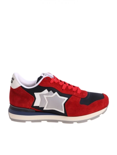 Shop Atlantic Stars Suede Sneakers Antares Nfs 09ny In Red