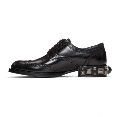 Shop Dolce & Gabbana Dolce And Gabbana Black Studs And Pearls Brogues In 80999 Black