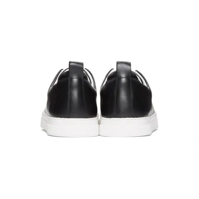 Shop Pierre Hardy Black Classic Calf Slider Sneakers
