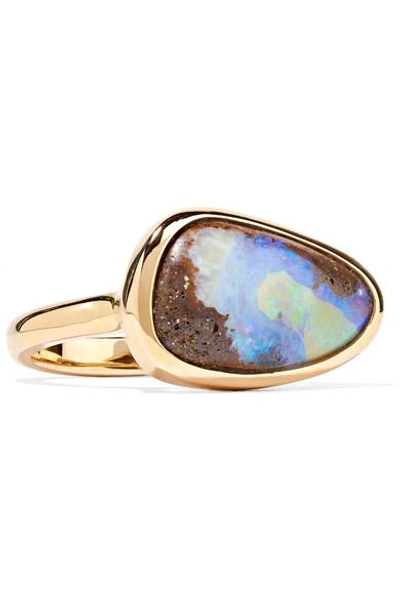 Shop Kimberly Mcdonald 18-karat Rose Gold Opal Ring