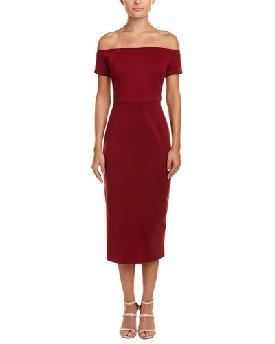 Shop Trina Turk Candellyn Midi Dress In Red