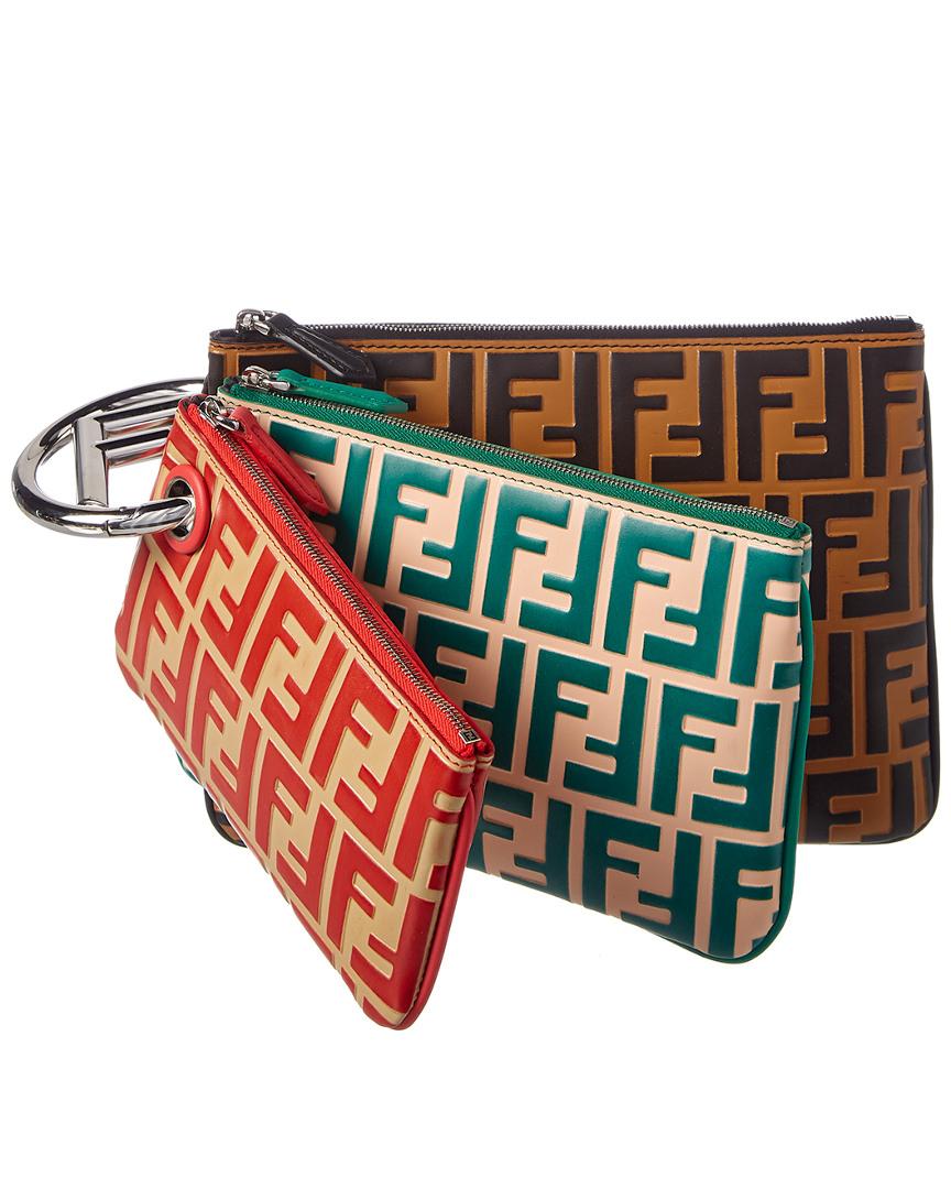 fendi triplette pouch