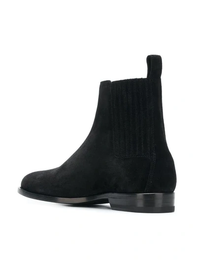 Shop Saint Laurent Chelsea Boots In Black